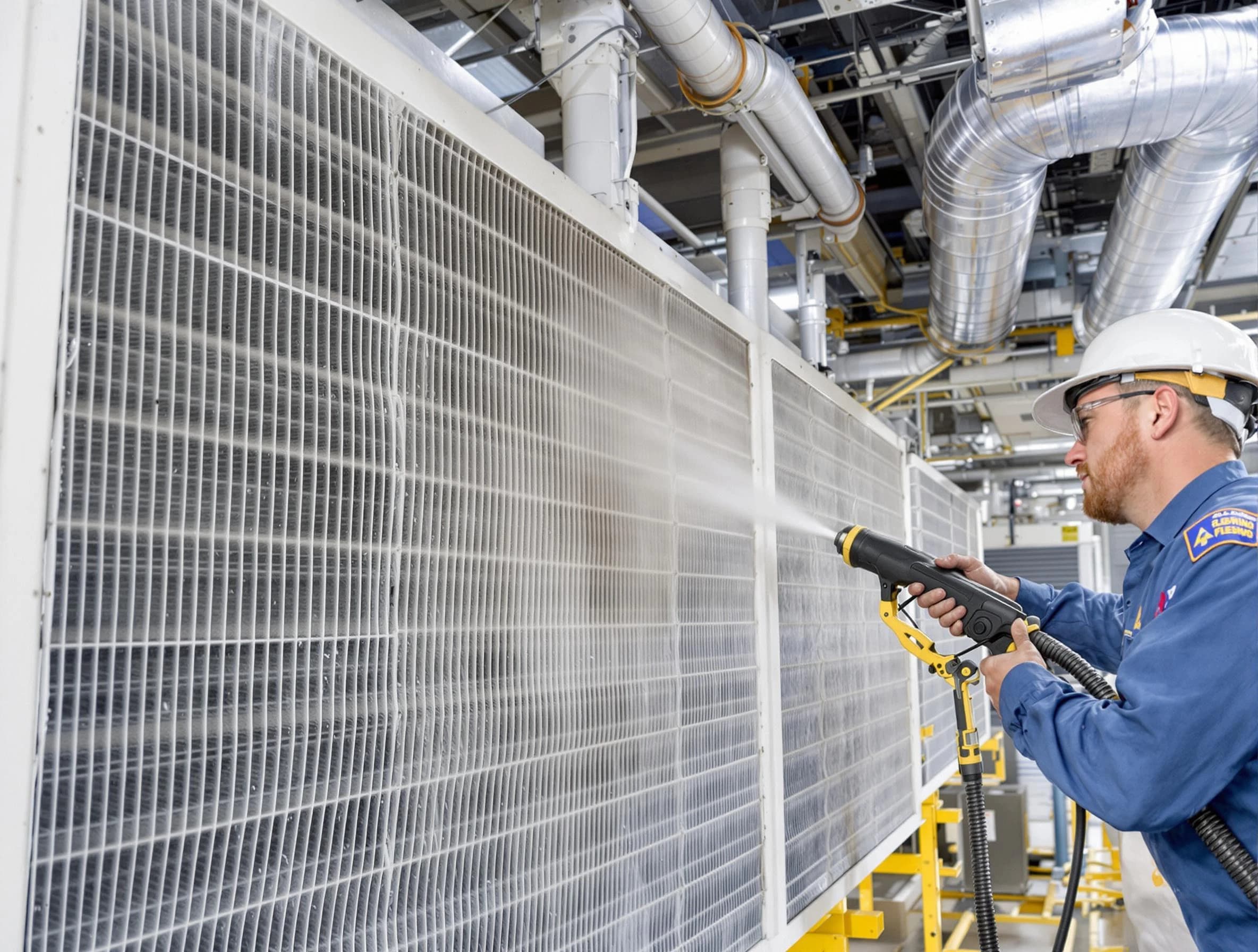 Professional commercial coil cleaning by Pine Air Duct Cleaning in Pine