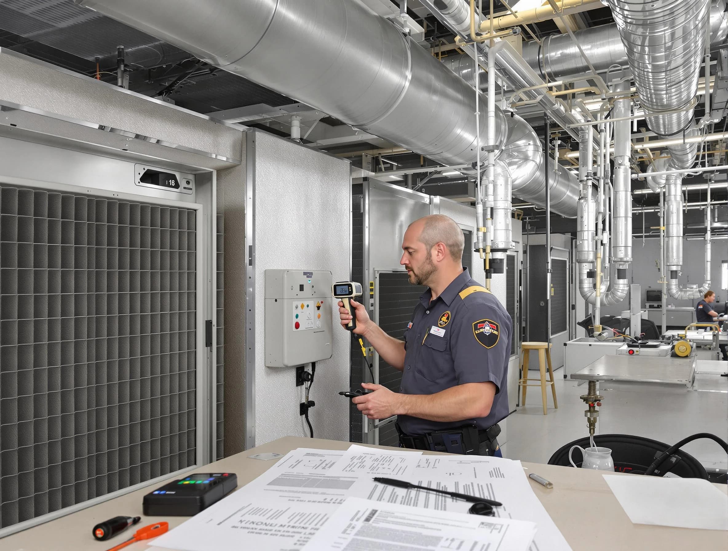 Professional filter system inspection by Pine Air Duct Cleaning in Pine