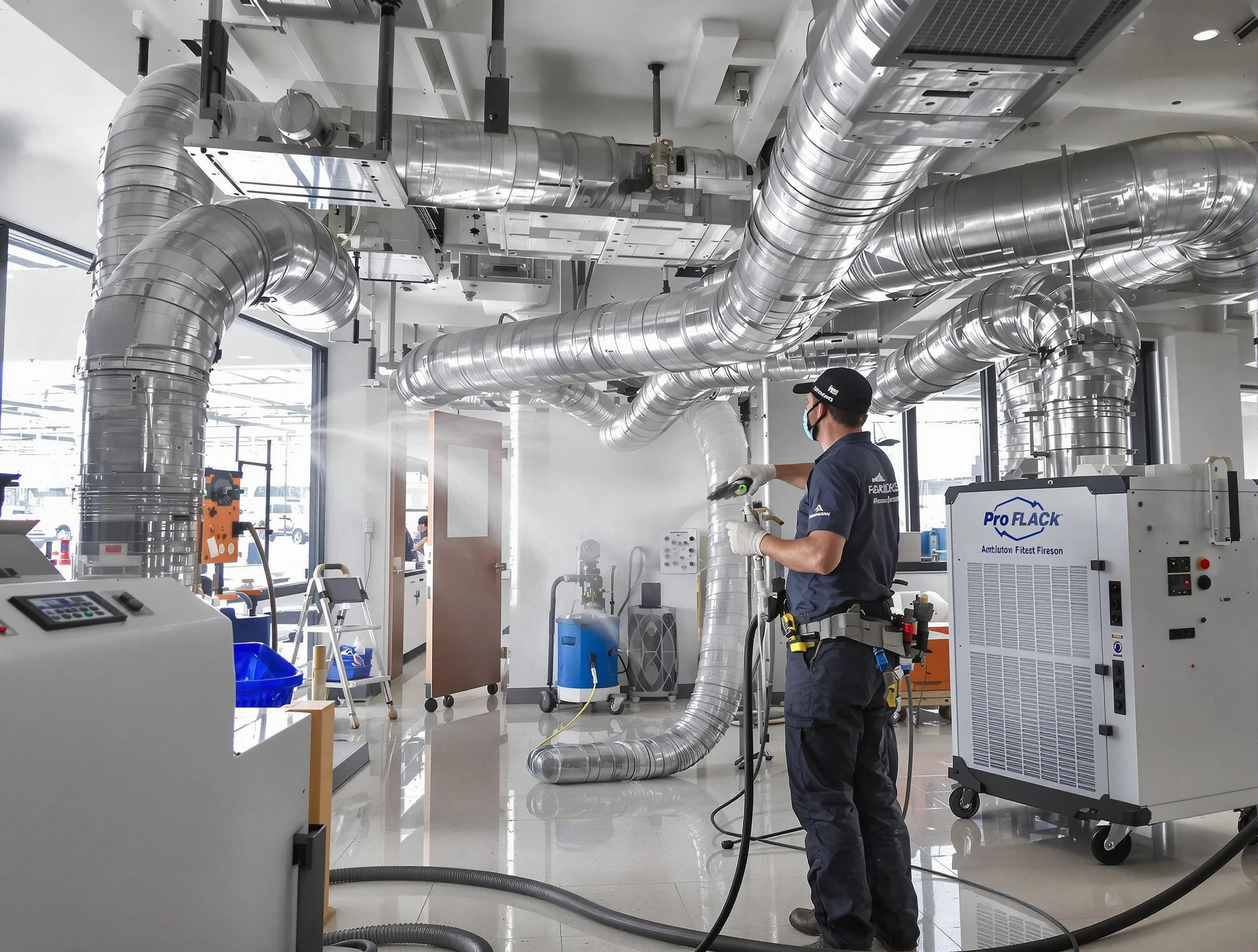 Negative Pressure Air Duct Cleaning in Pine