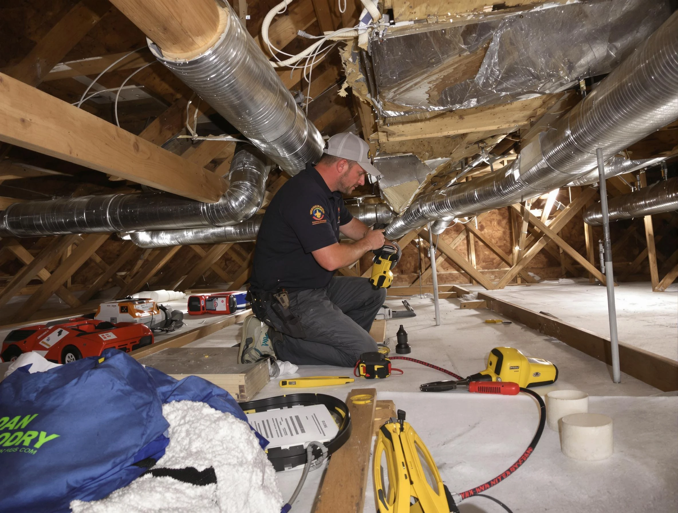 Professional air duct repair by Pine Air Duct Cleaning in Pine
