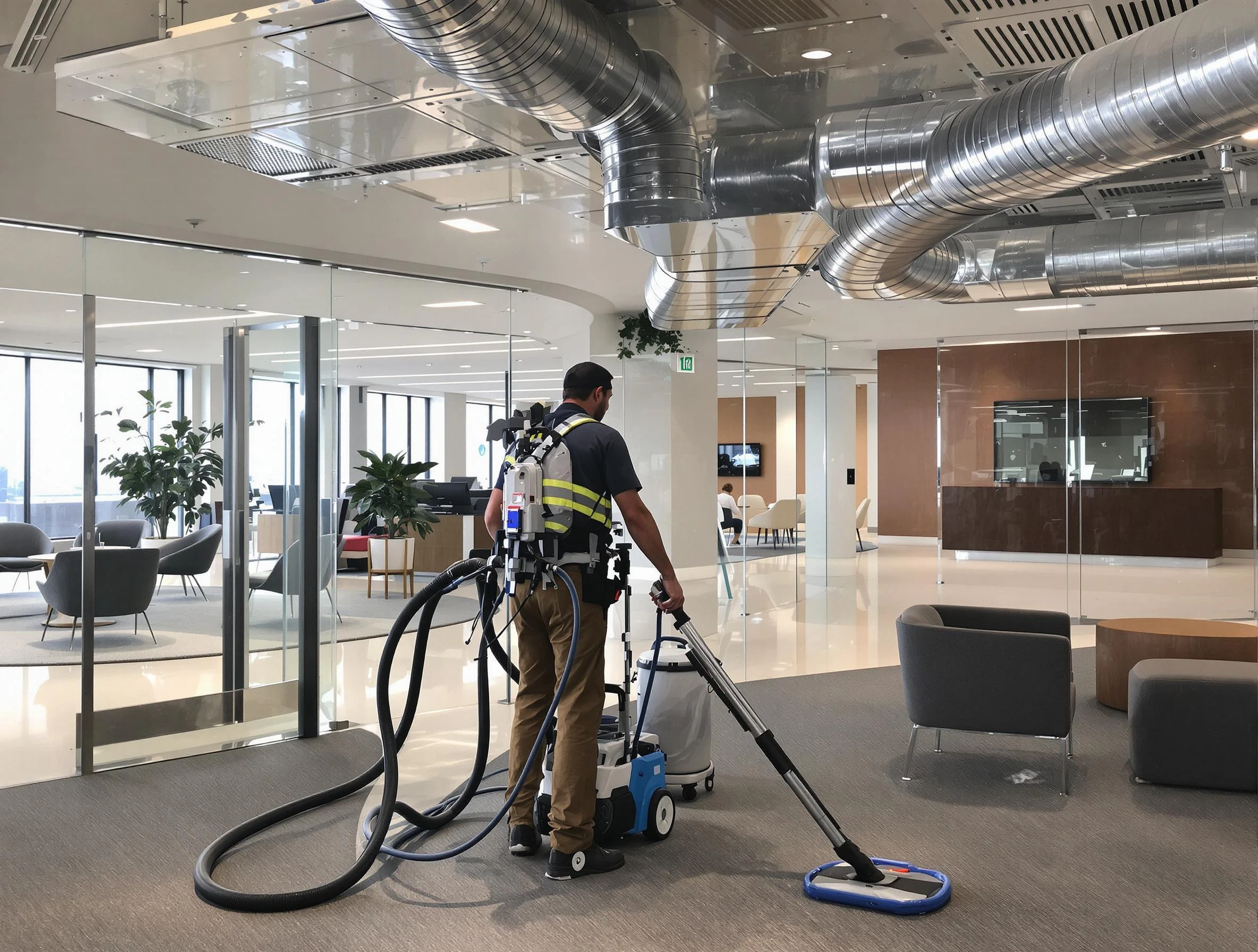 Commercial duct cleaning service by Pine Air Duct Cleaning in Pine