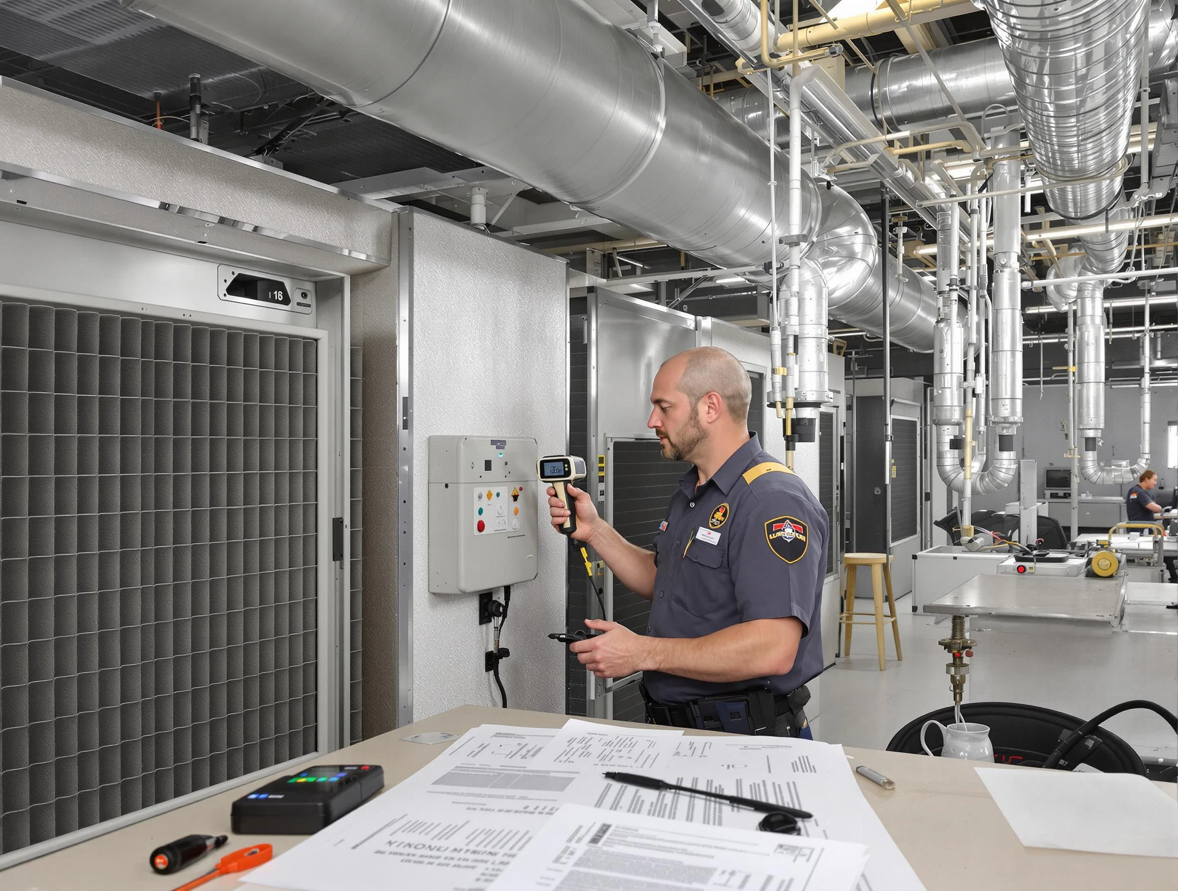 Professional filter system inspection by Pine Air Duct Cleaning in Pine