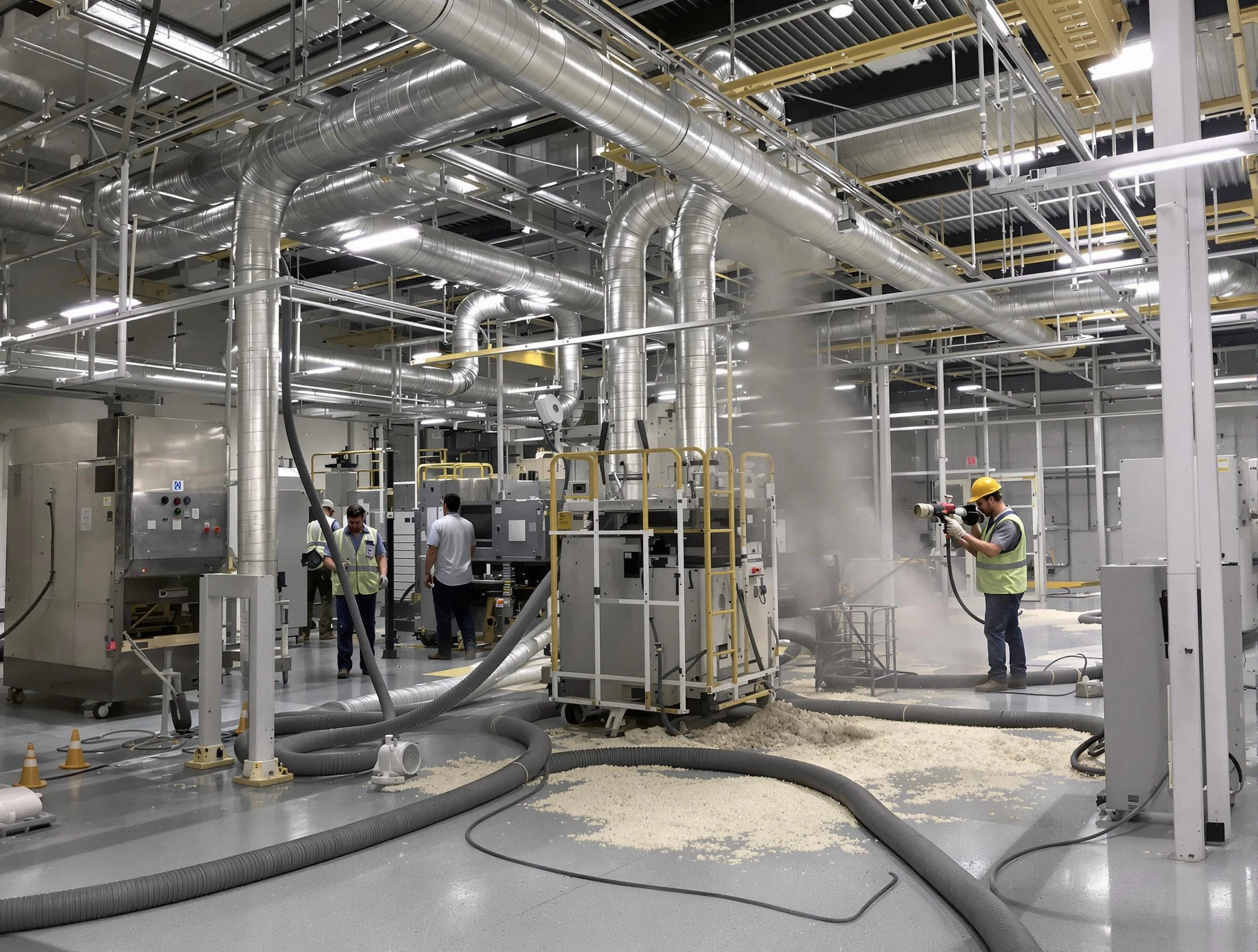 Heavy-duty industrial duct cleaning by Pine Air Duct Cleaning in Pine